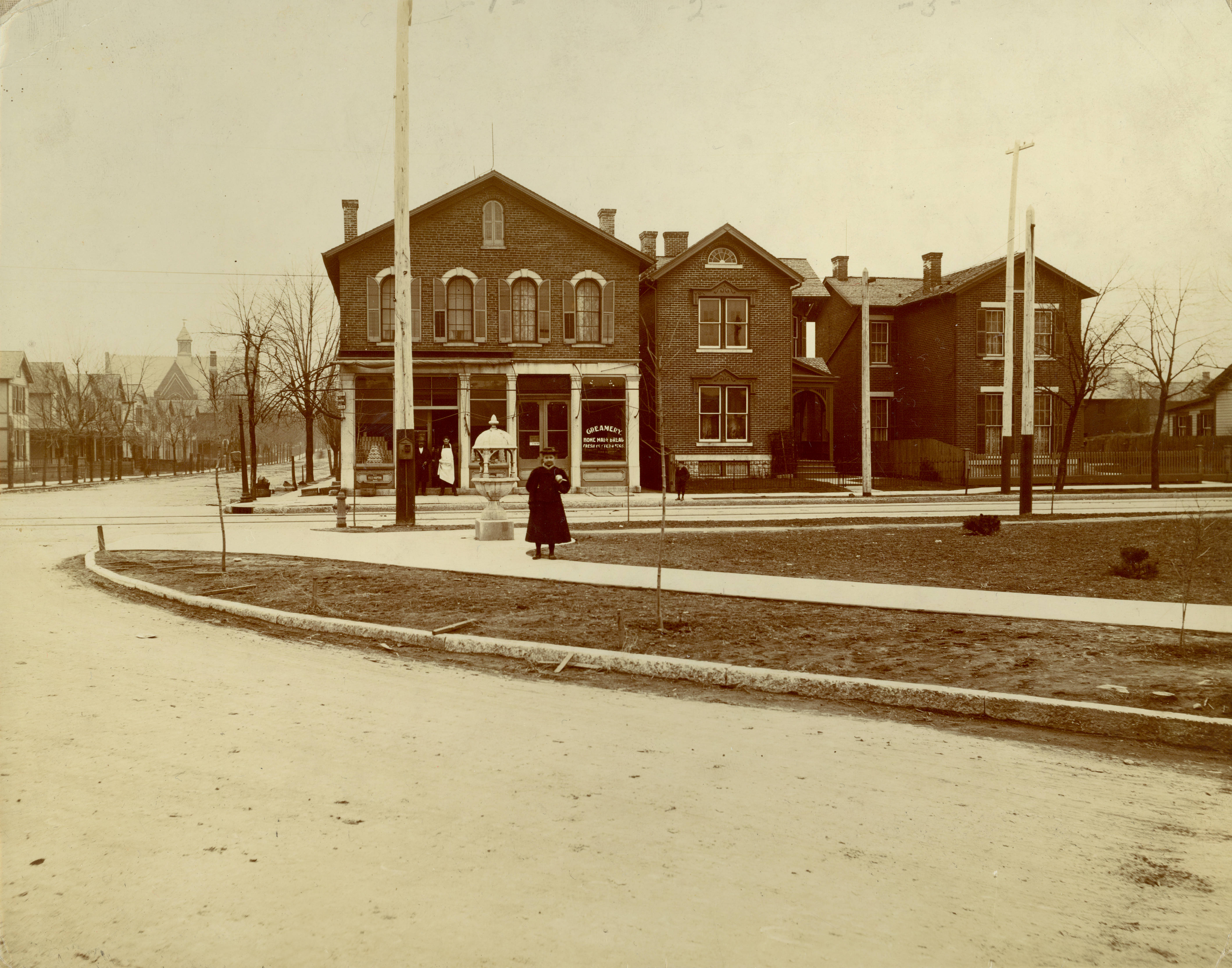 fifth and huffman streets 1900