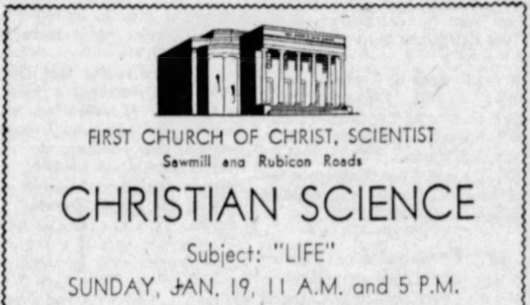 christian science lecture
