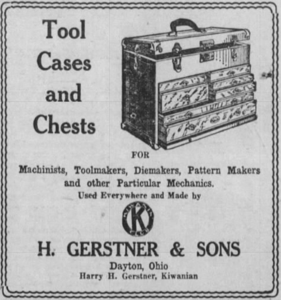 gerstner tool chest advertisement