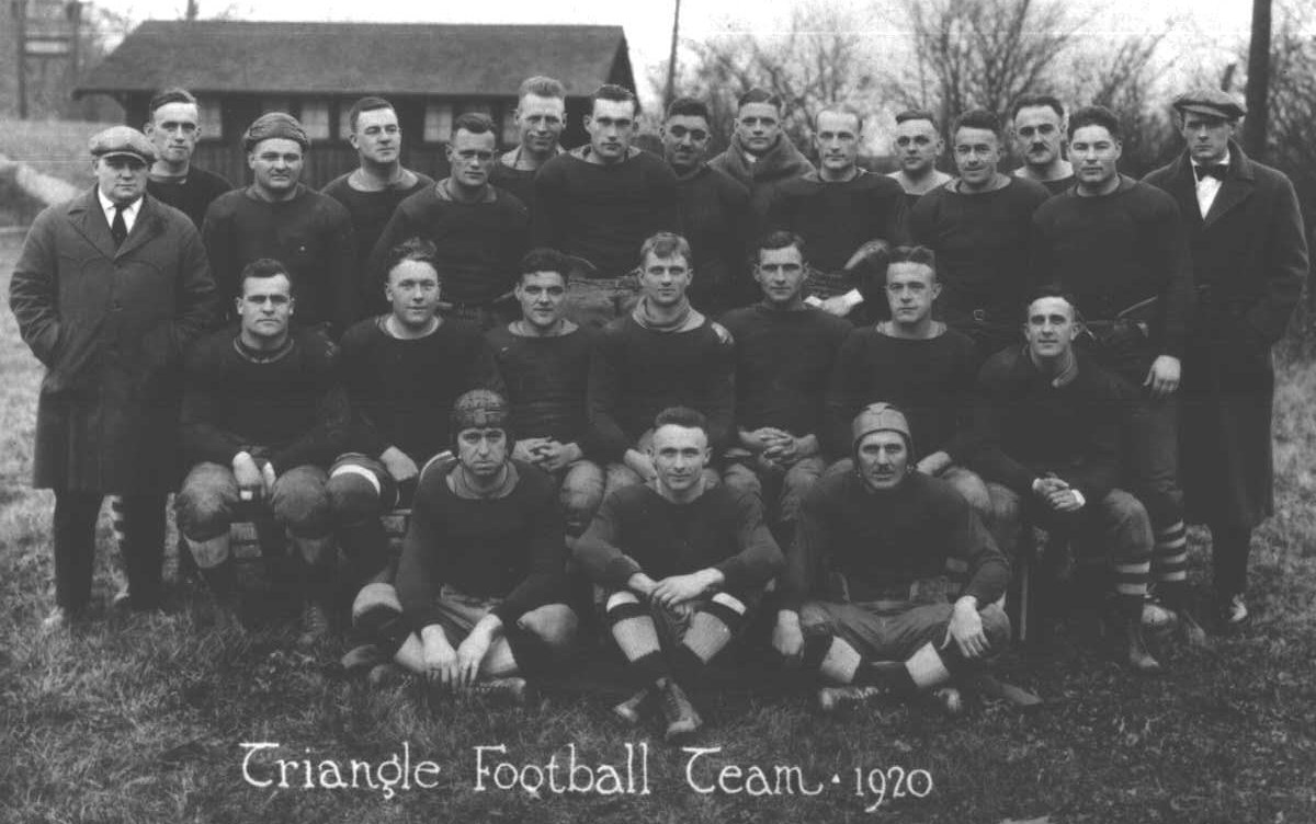 dayton triangles nfl 1920 team photo