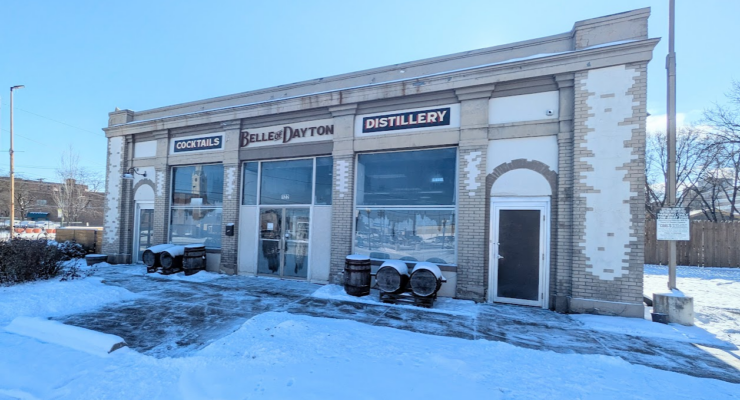 belle of dayton distillery van buren room building