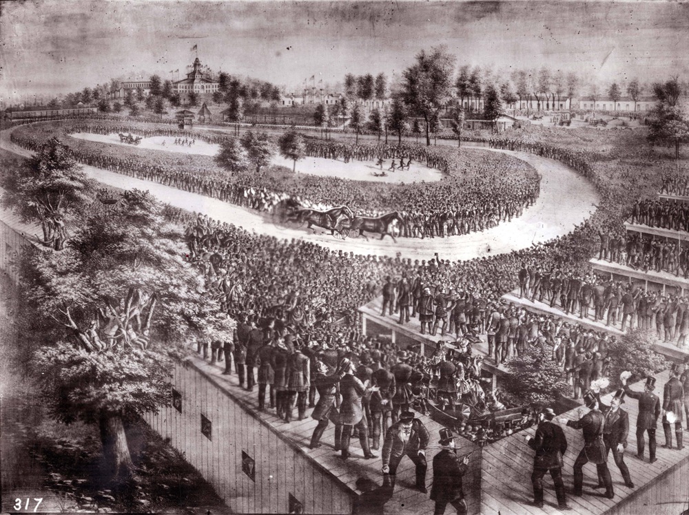 dayton fairgrounds 1874 world's fastest racehorse