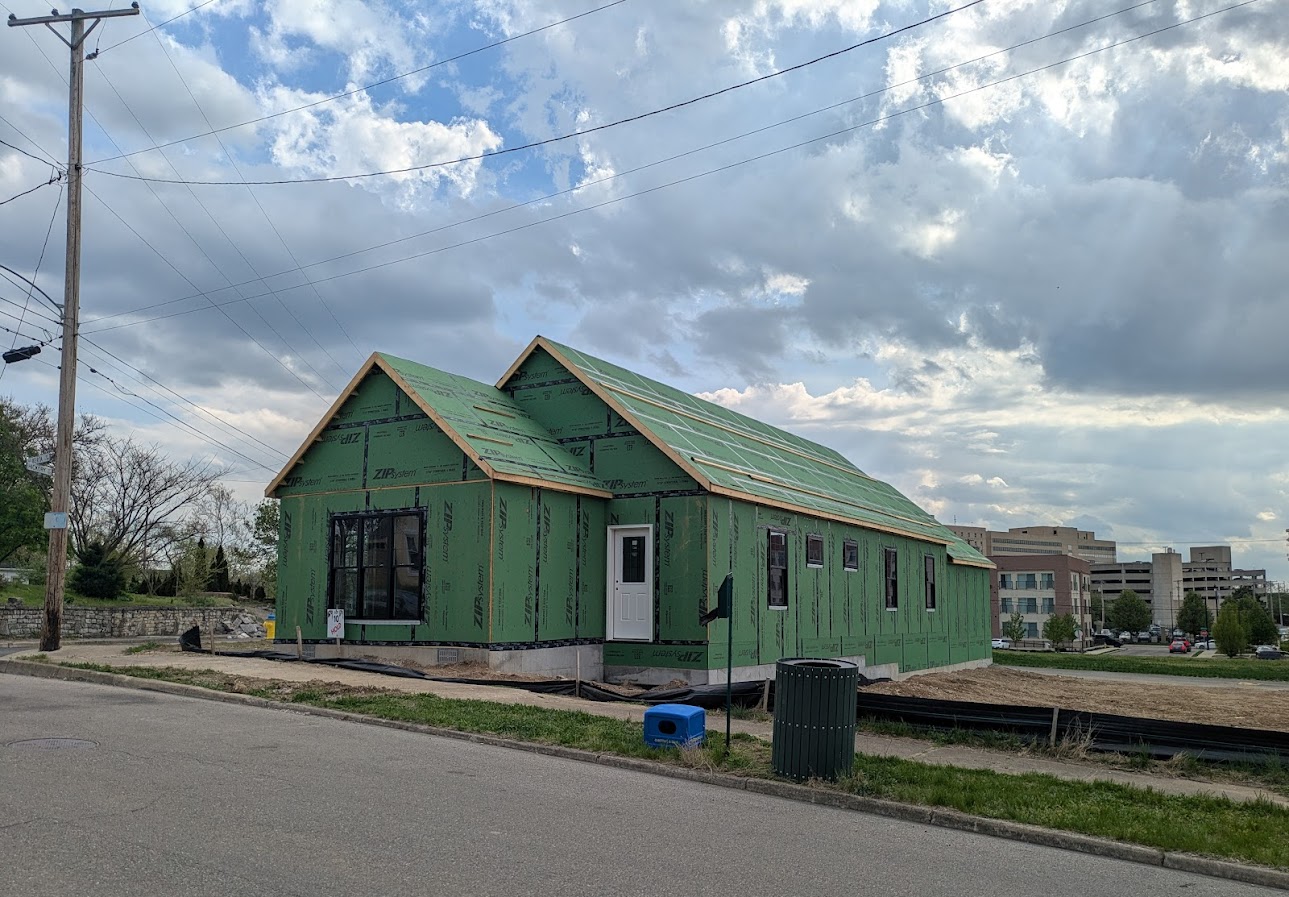 new townhome under construction flats at south park